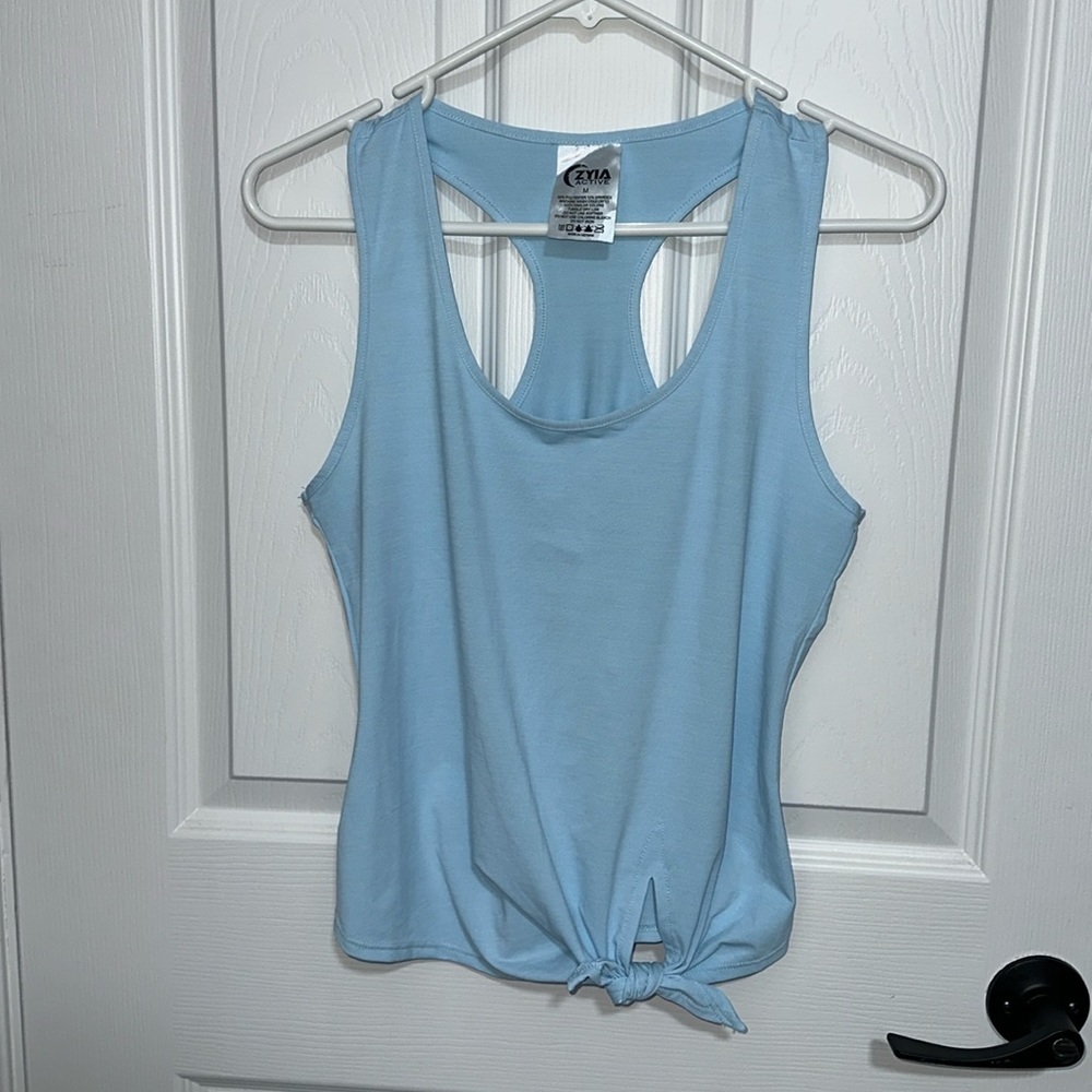 Zyia Just A Cute Tank Top Light Blue - Picture 3 of 8